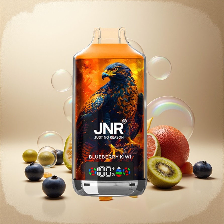 JNR Falcon X 18000 PuffsEngångs Vape Blåbär Kiwi 750mAh 24ml Dual Mesh svensk grossist