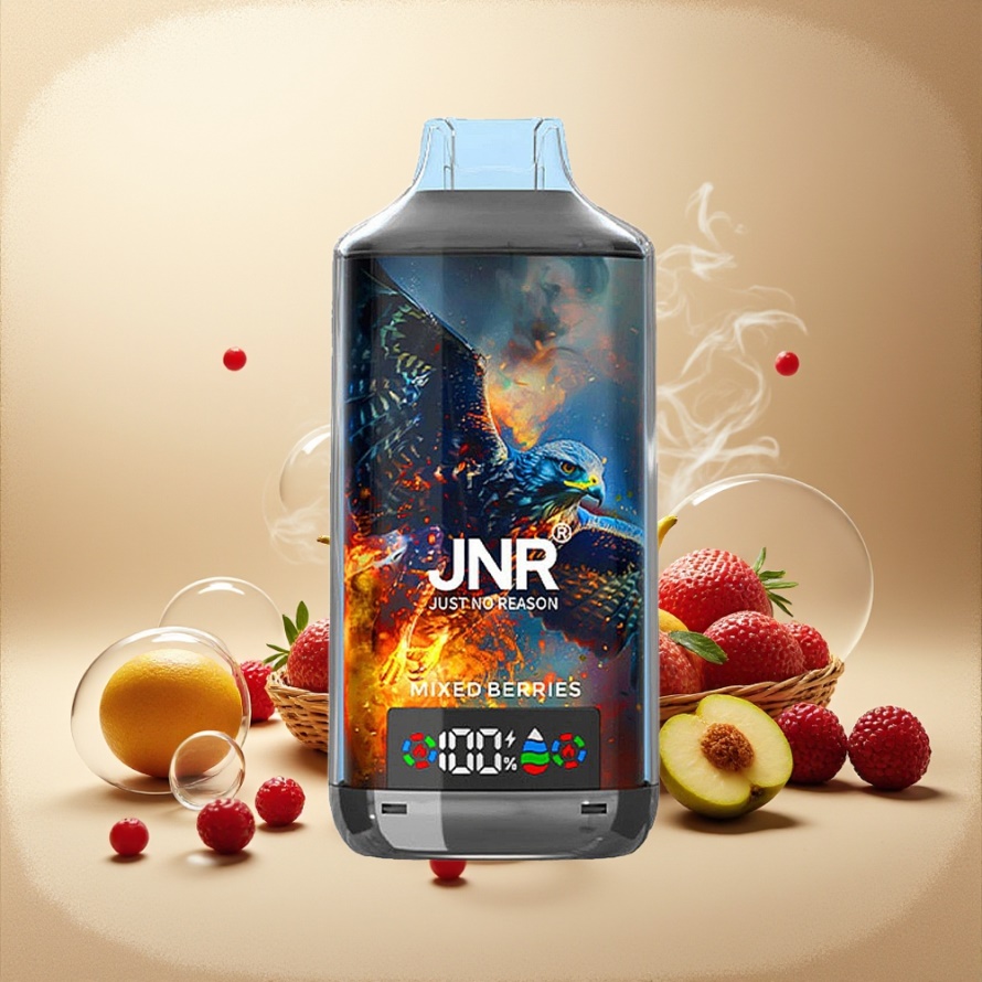 JNR Falcon X 18000 PuffsEngångs Vape Blandade Bär 750mAh 24ml Dual Mesh svensk grossist