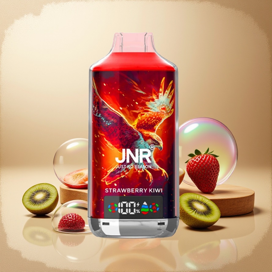 JNR Falcon X 18000 Puffs 750mAh 24ml Dual Mesh Svinsk Grossist Jordgubb Kiwi