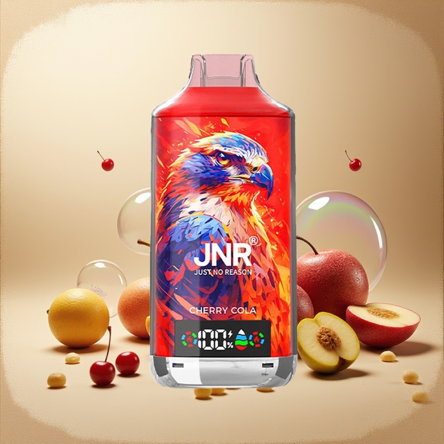 JNR Falcon X 18000 Puffs Svensk GrossistEngångs Vape Körsbär 750mAh 24ml Dual Mesh