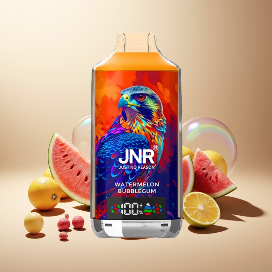 JNR Falcon X 18000 Puffs Svensk GrossistEngångs Vape Vattenmelon Tuggummi 750mAh 24ml Dual Mesh Coil
