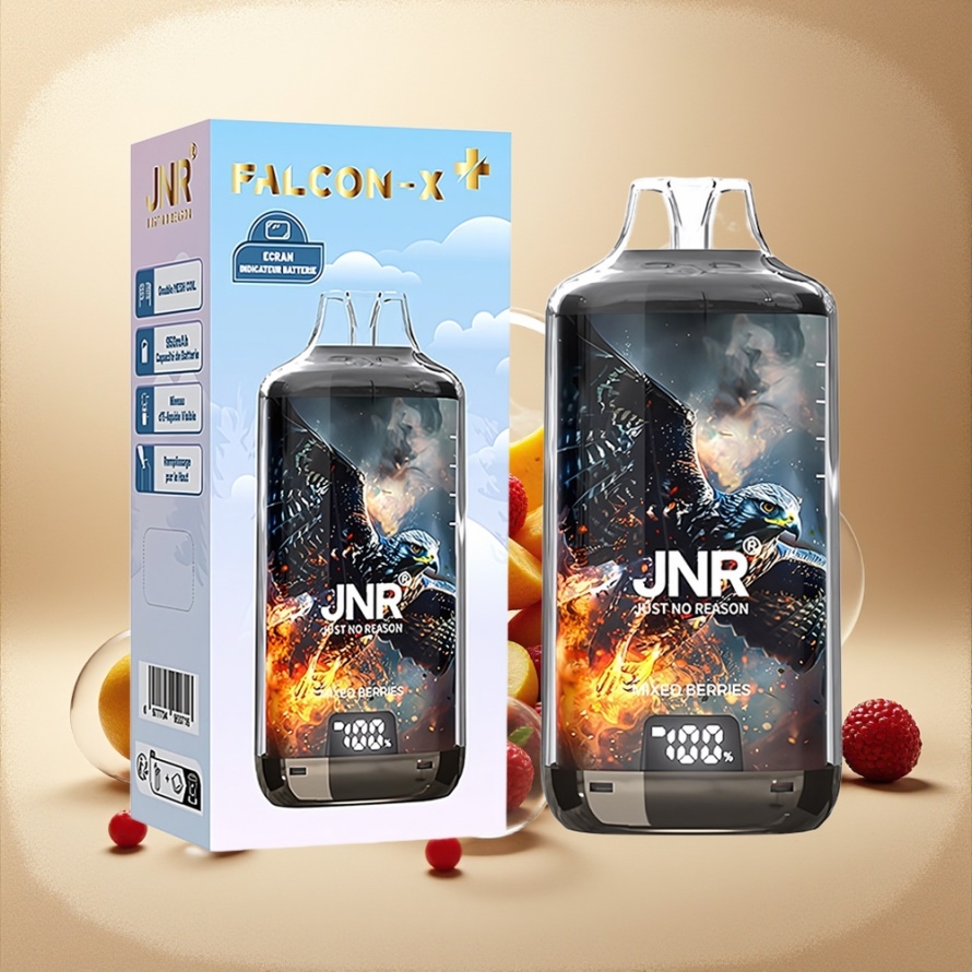 JNR Falcon X⁺ 28000 Engångs Vape Blandade Bär Svensk Grossist 950mAh 2ml 2% Nikotin