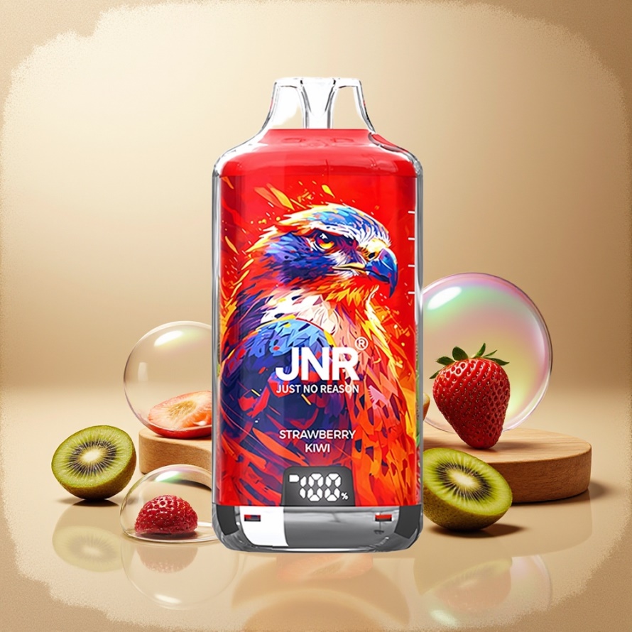 JNR Falcon X⁺ 28000 Svensk GrossistEngångs Vape Jordgubb Kiwi 950mAh 2ml 2% Nikotin