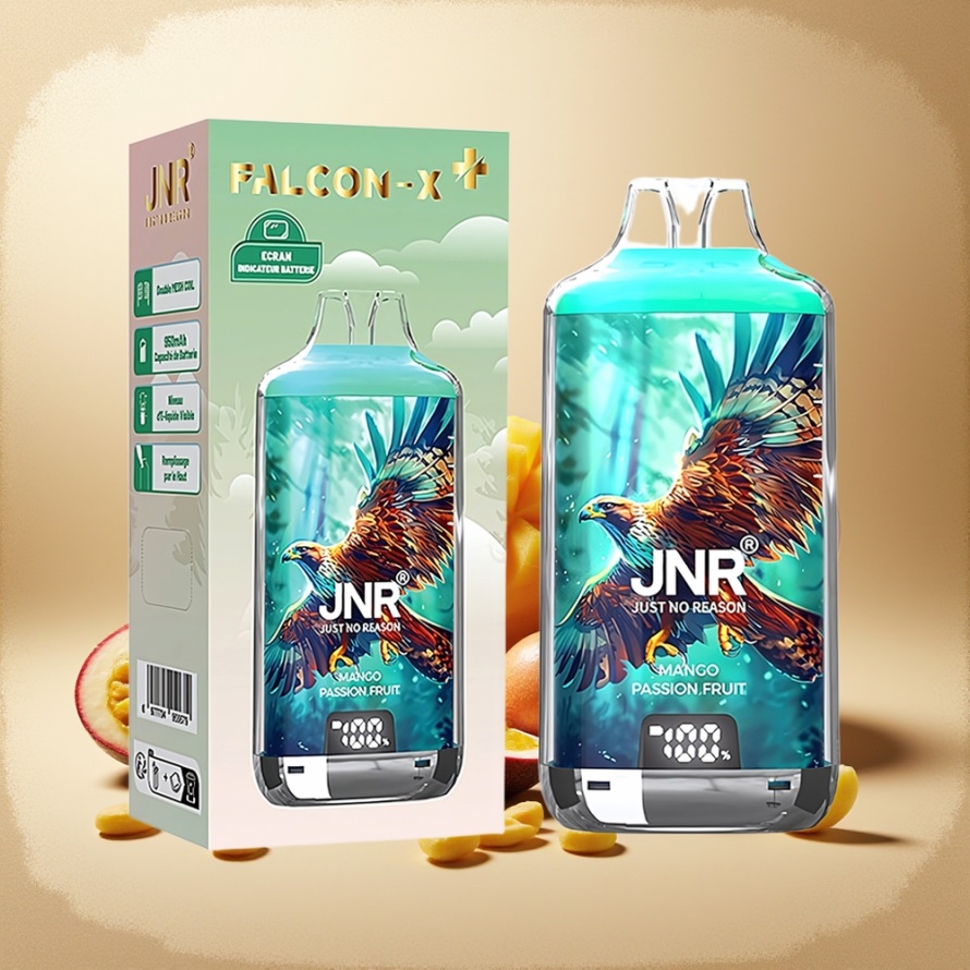 JNR Falcon X⁺ 28000 Svensk GrossistEngångs Vape Mango Passionsfrukt 950mAh 2ml 2% Nikotin