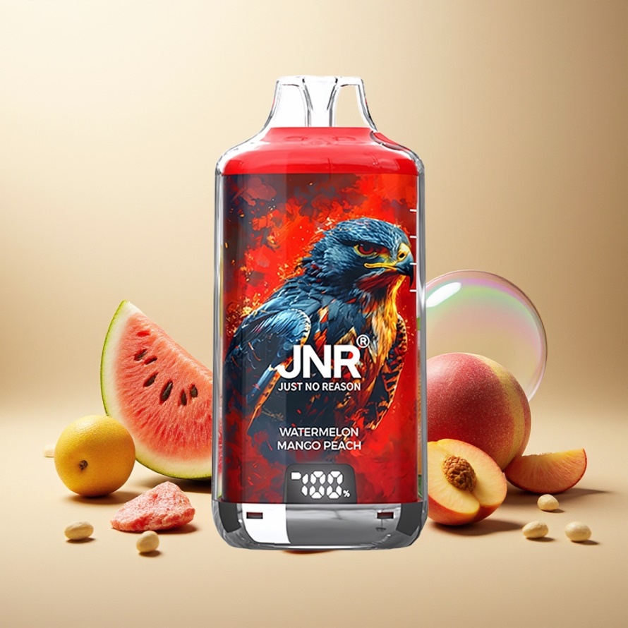 JNR Falcon X⁺ 28000 Svensk GrossistEngångs Vape Vattenmelon Mango Persika 950mAh 2ml