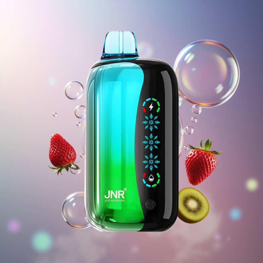 JNR Flex Is 21000 Puffs Svensk Grossist Engångs Vape Jordgubb Kiwi 26ml 1000mAh 1.2 Ohm Dual Mesh