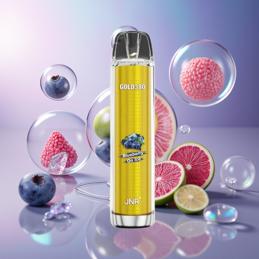 JNR Glod380 6000 Puffs Engångs Vape Blåbär På Is 1500mAh 13ml svensk grossist