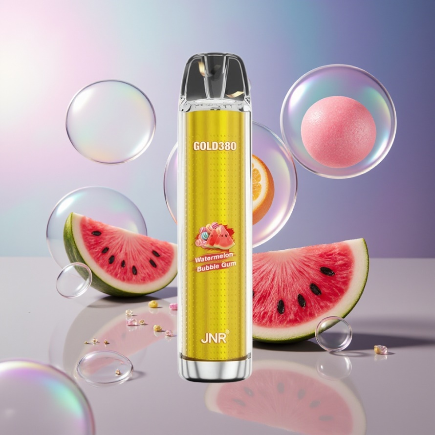 JNR Glod380 6000 Puffs Engångs Vape Vattenmelons Tuggummi 1500mAh 13ml Svensk Grossist