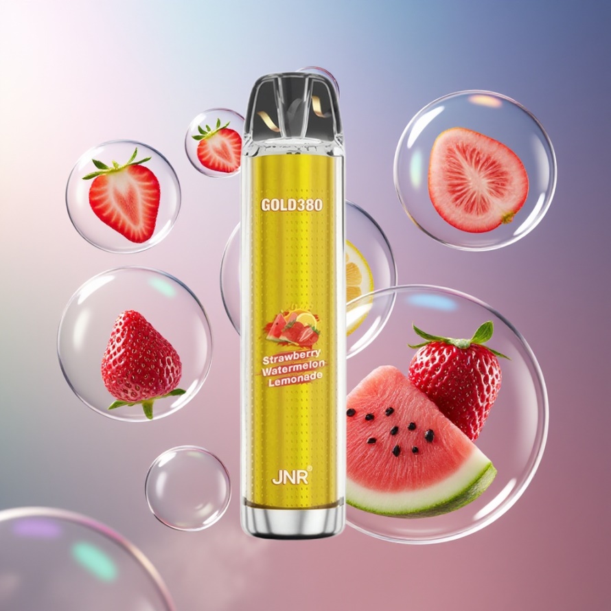 JNR Glod380 6000 Puffs Svensk Grossist Engångs Vape Jordgubb Vattenmelon Lemonad 1500mAh 13ml