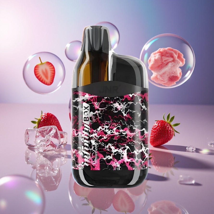 JNR Infinity Box 10700 Puffs 2200mAh Svensk Grossist Engångs Vape Jordgubb Is