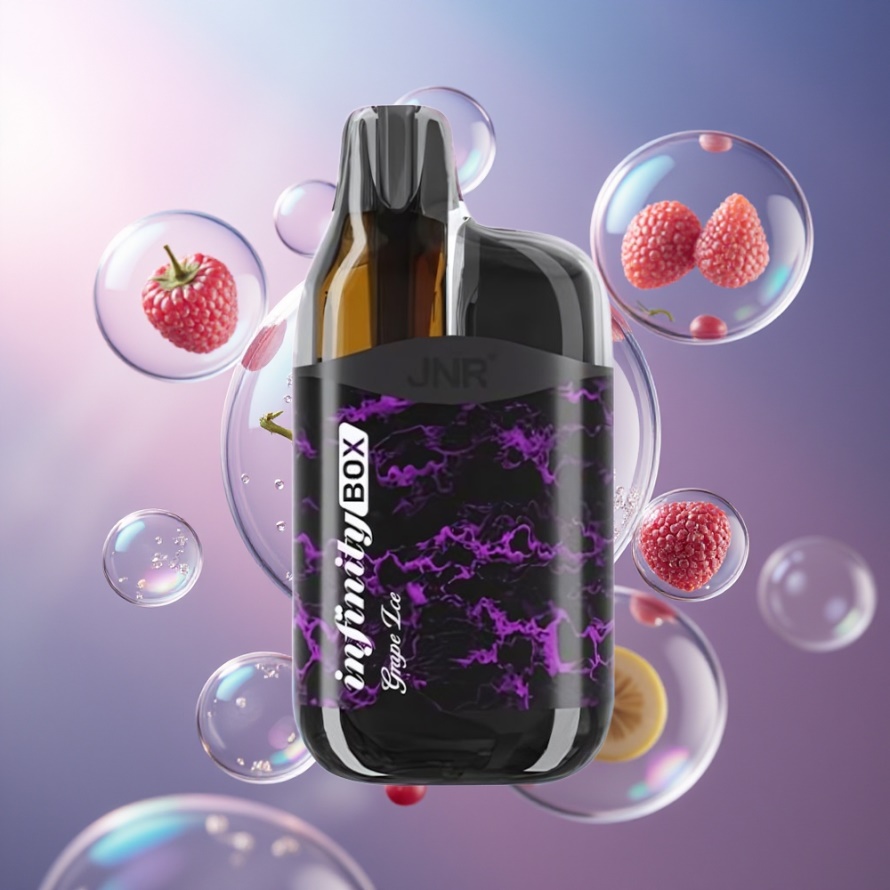 JNR Infinity Box 10700 Puffs Engångs Vape Vindruvis (2200mAh, 15ml) svensk grossist