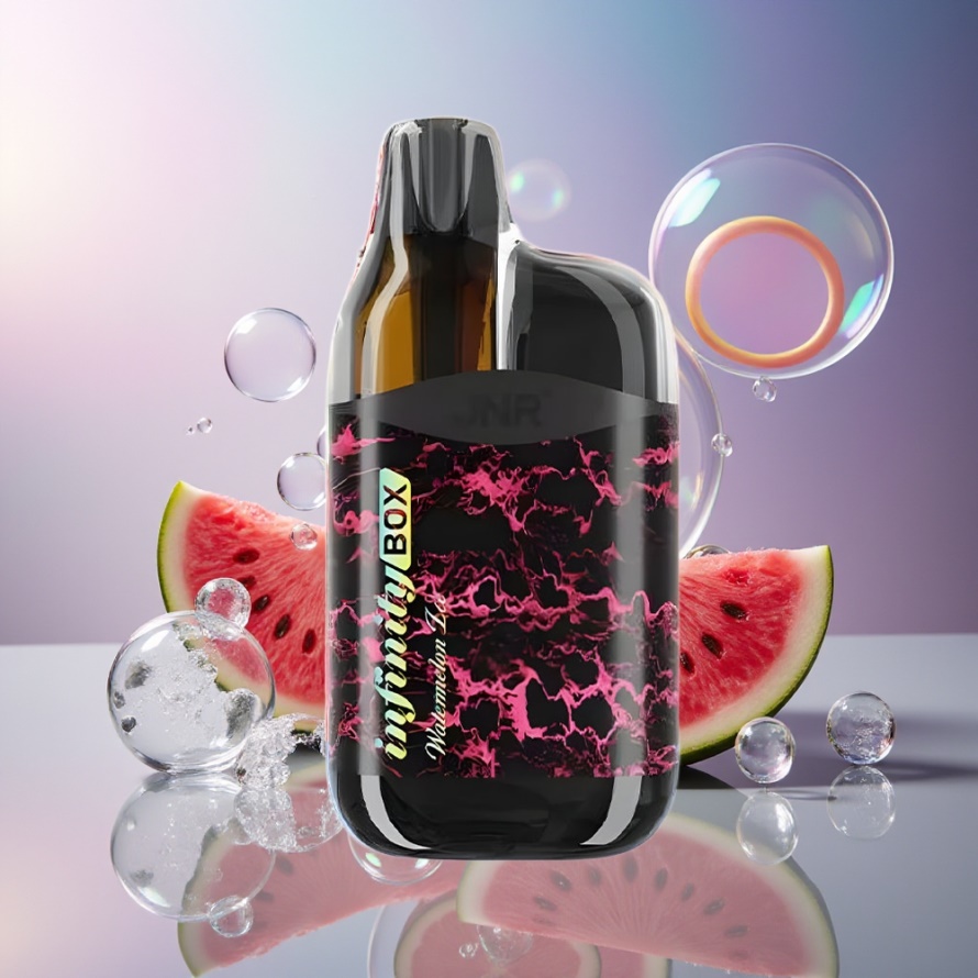 JNR Infinity Box 10700 Puffs Svensk Grossist Engångs Vape Vattenmelon Is 2200mAh 15ml 2%