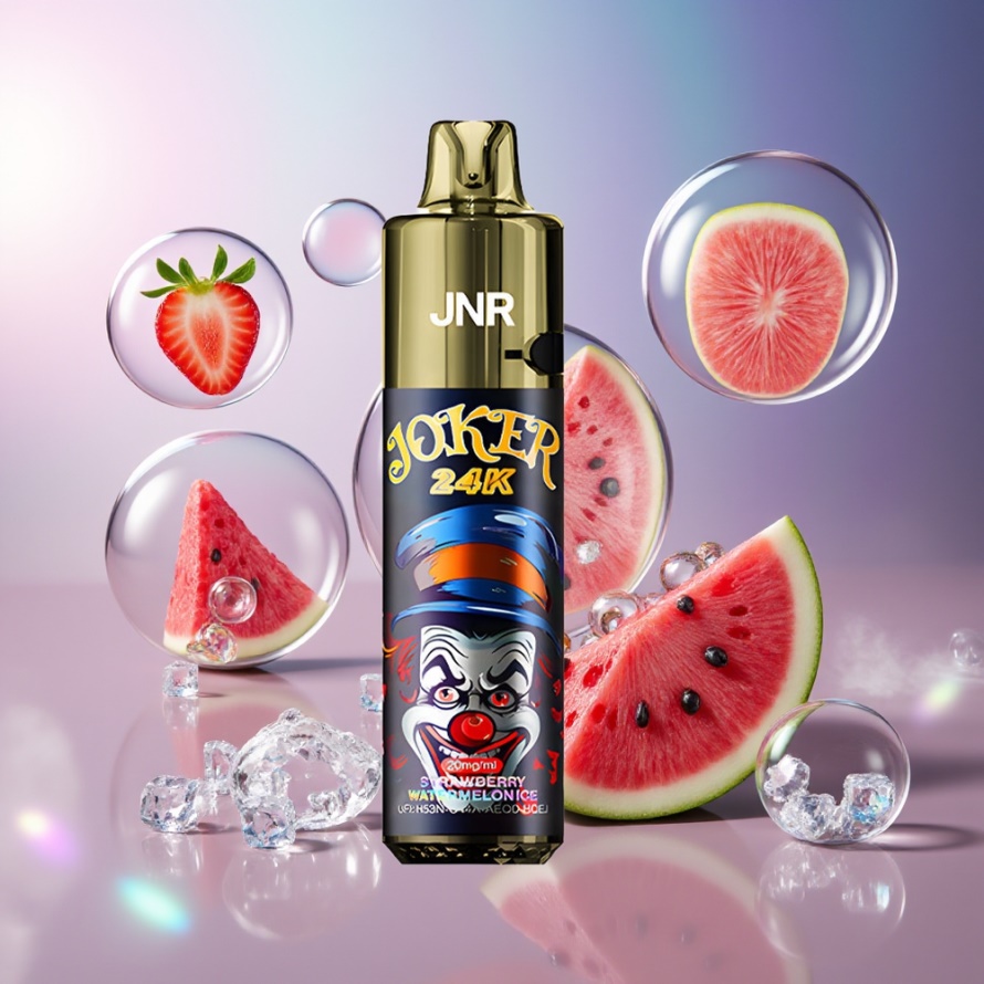 JNR Joker 24000 Puffs Engångs Vape Jordgubb Vattenmelon Is 2+10ml 800mAh svensk grossist