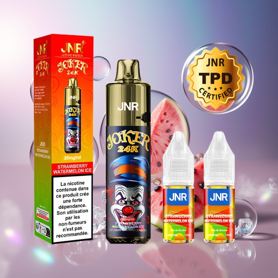 JNR Joker 24000 Puffs Engångs Vape Jordgubb Vattenmelon Is 2+10ml 800mAh svensk grossist