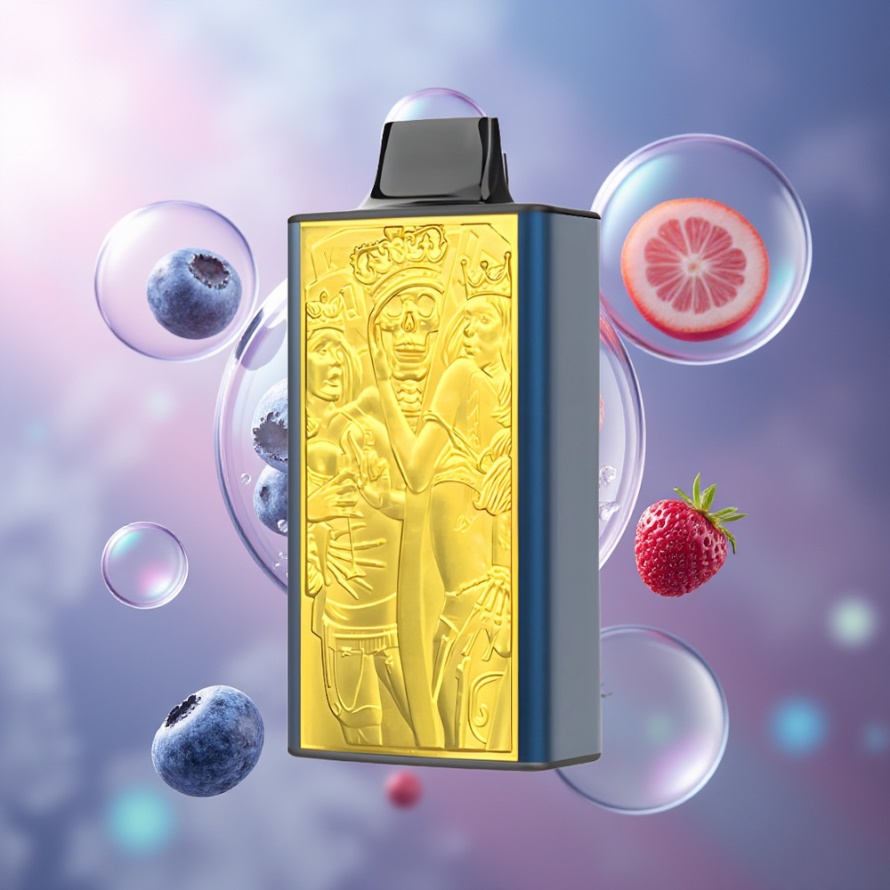 JNR Mega Box 25000 Puffs Engångs Vape Blåbär Is (30ml, 850mAh, Dual Mesh, Type-C) svensk grossist