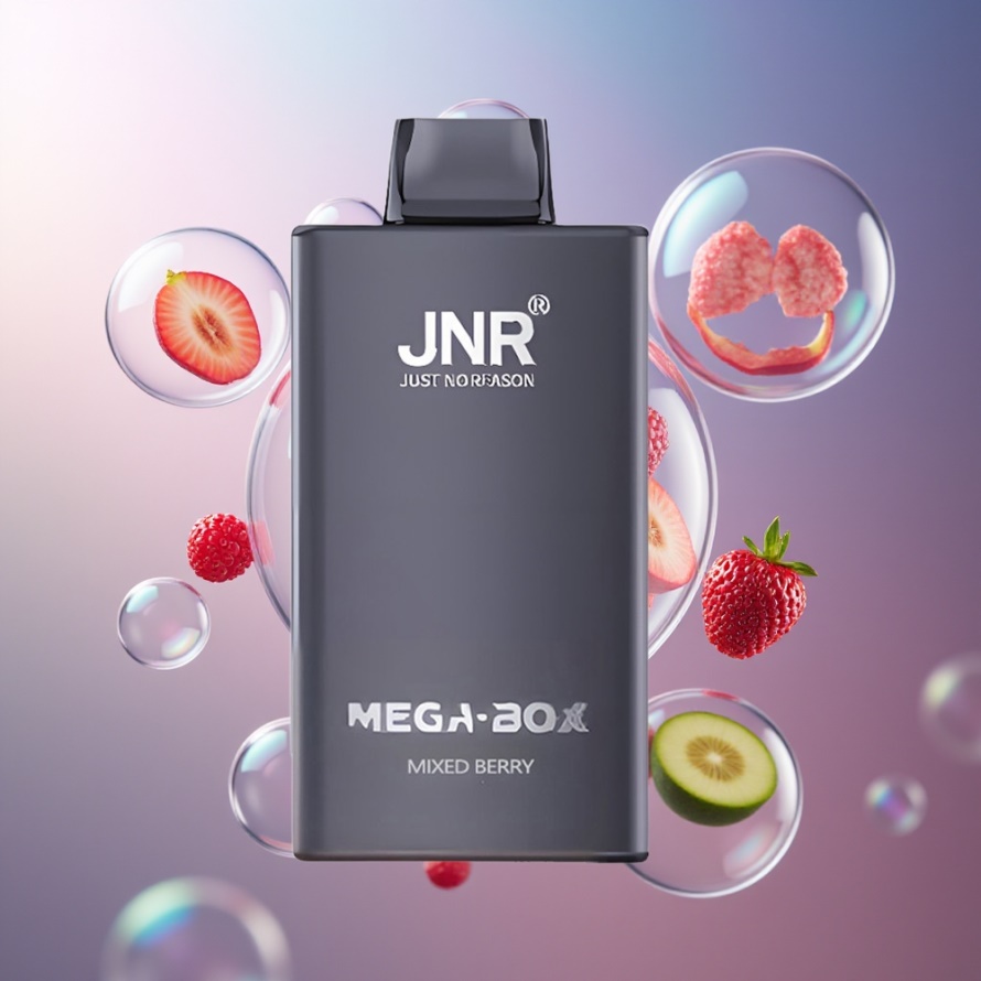 JNR Mega Box 25000 Puffs Engångs Vape Blandade Bär 30ml 850mAh Dual Mesh svensk grossist