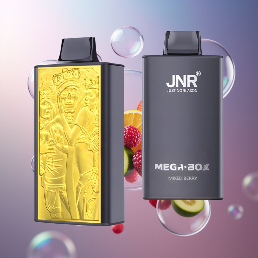 JNR Mega Box 25000 Puffs Engångs Vape Blandade Bär 30ml 850mAh Dual Mesh svensk grossist