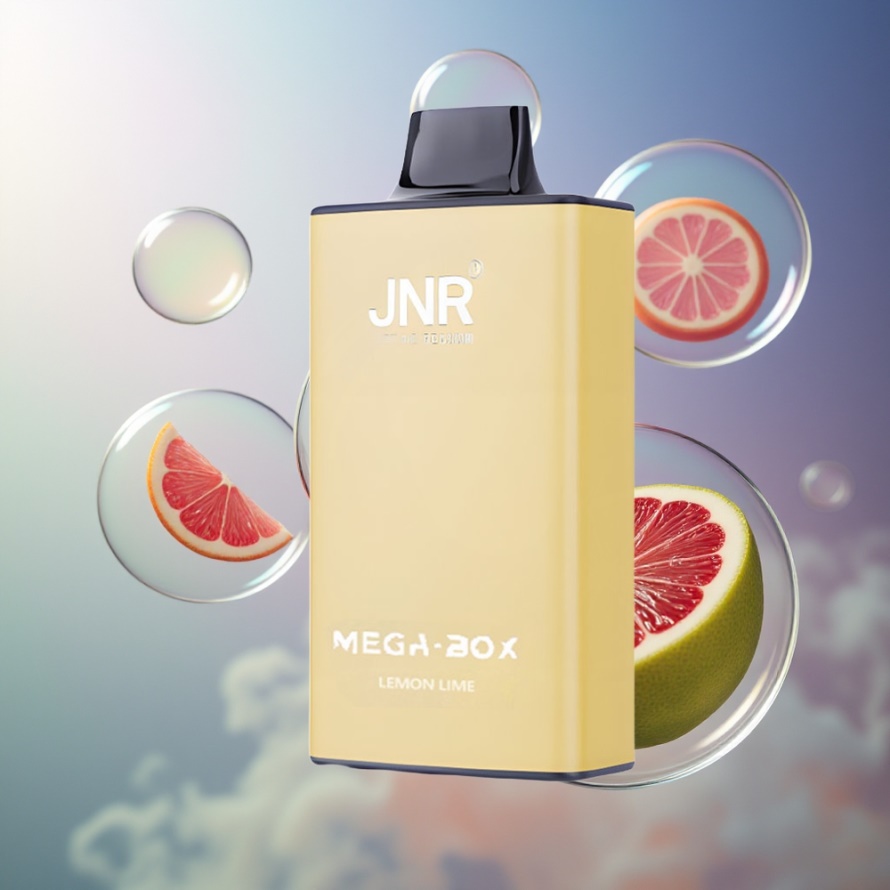JNR Mega Box 25000 Puffs Engångs Vape Citron & Lime, 30ml E-vätska, 850mAh Batteri, svensk grossist