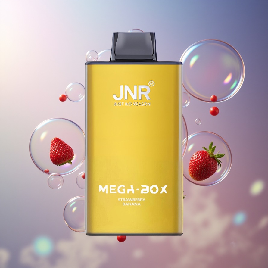 JNR Mega Box 25000 Puffs Engångs Vape Jordgubb Banan 30ml 850mAh svensk grossist