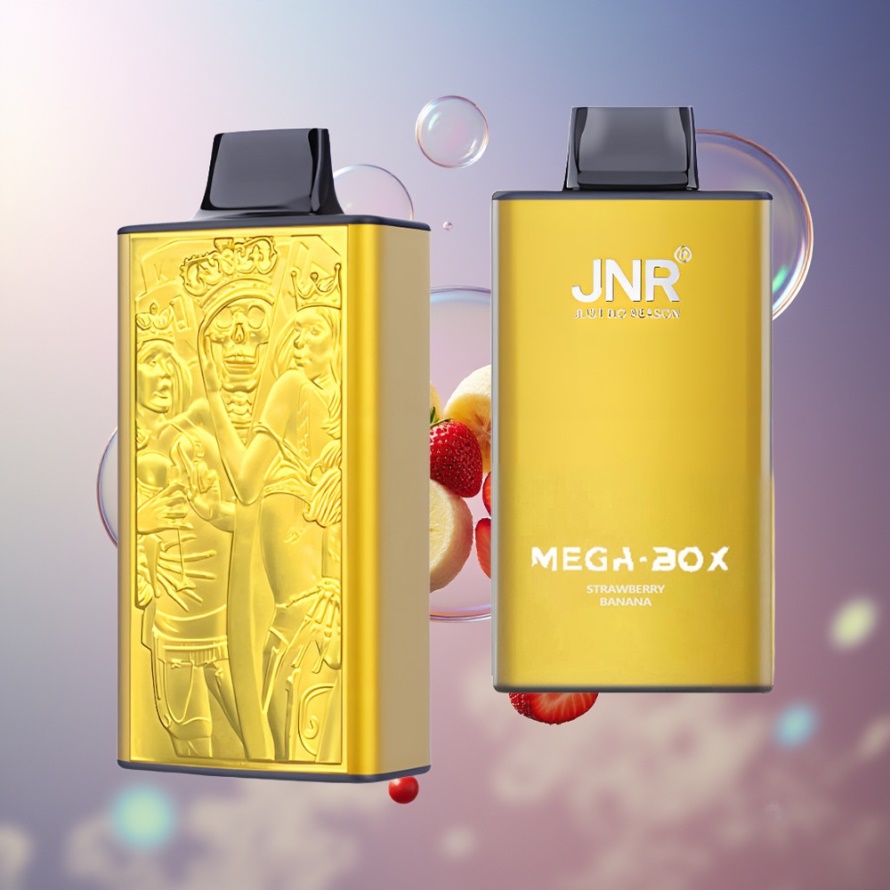 JNR Mega Box 25000 Puffs Engångs Vape Jordgubb Banan 30ml 850mAh svensk grossist