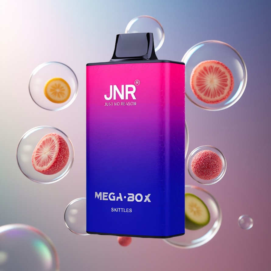 JNR Mega Box 25000 Puffs Engångs Vape Regnbåge (850mAh, Type-C, svensk grossist)