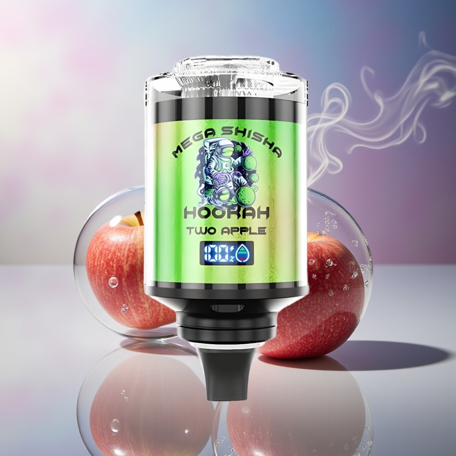 JNR Mega Shisha Hookah 100K Svensk Grossist Desktop 70.2mm 100K Puffs 60ml 2200mAh Type-C 2 Apple