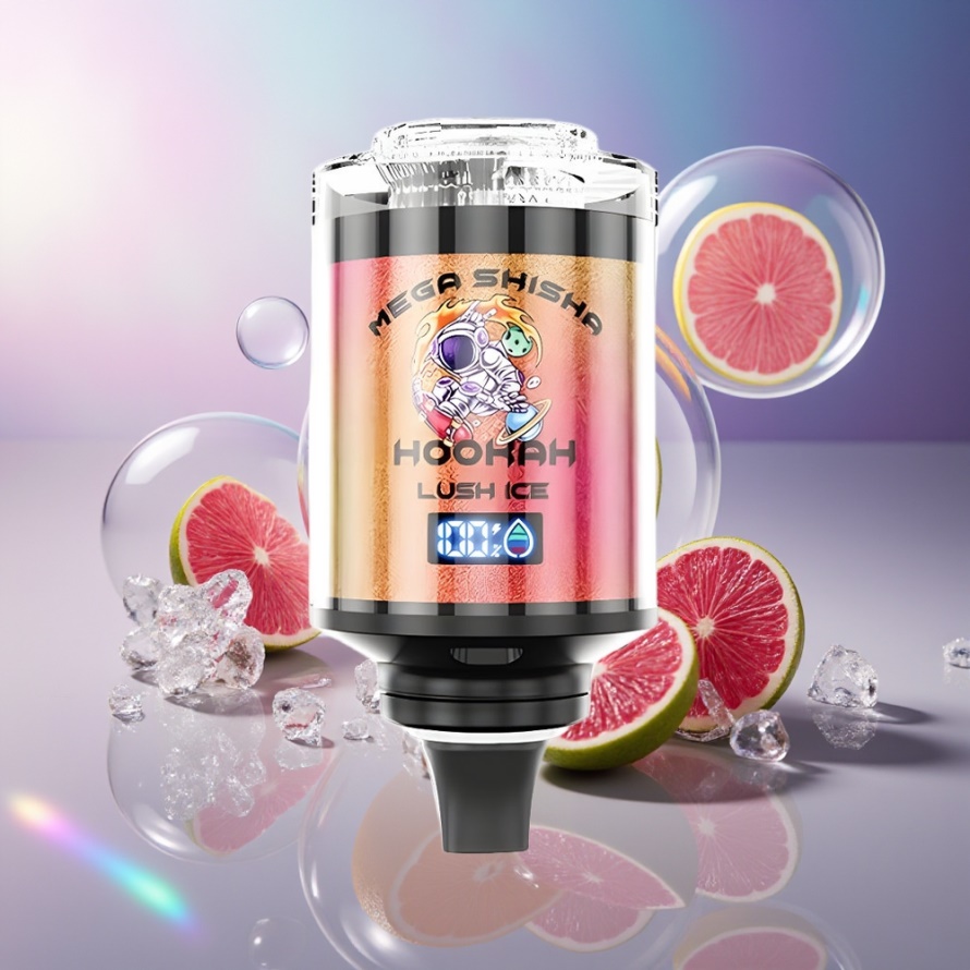 JNR Mega Shisha Hookah 100K Svensk Grossist Stationär Kompatibilitet 2200mAh Ljusis