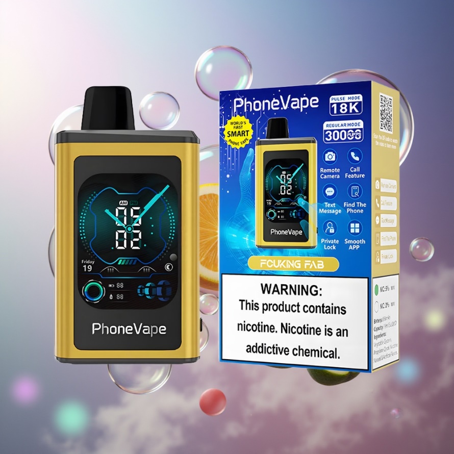 JNR PhoneVape 30000 puffar Engångsvape Jävla Underbar svensk grossist med Turbo Läge, Justerbar Luftflöde, Appkontroll, 850mAh Type-C