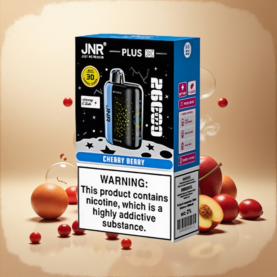 JNR Plus X 26000 Puffs Svensk GrossistEngångs Vape Körsbär Bär med 850mAh & 28ml