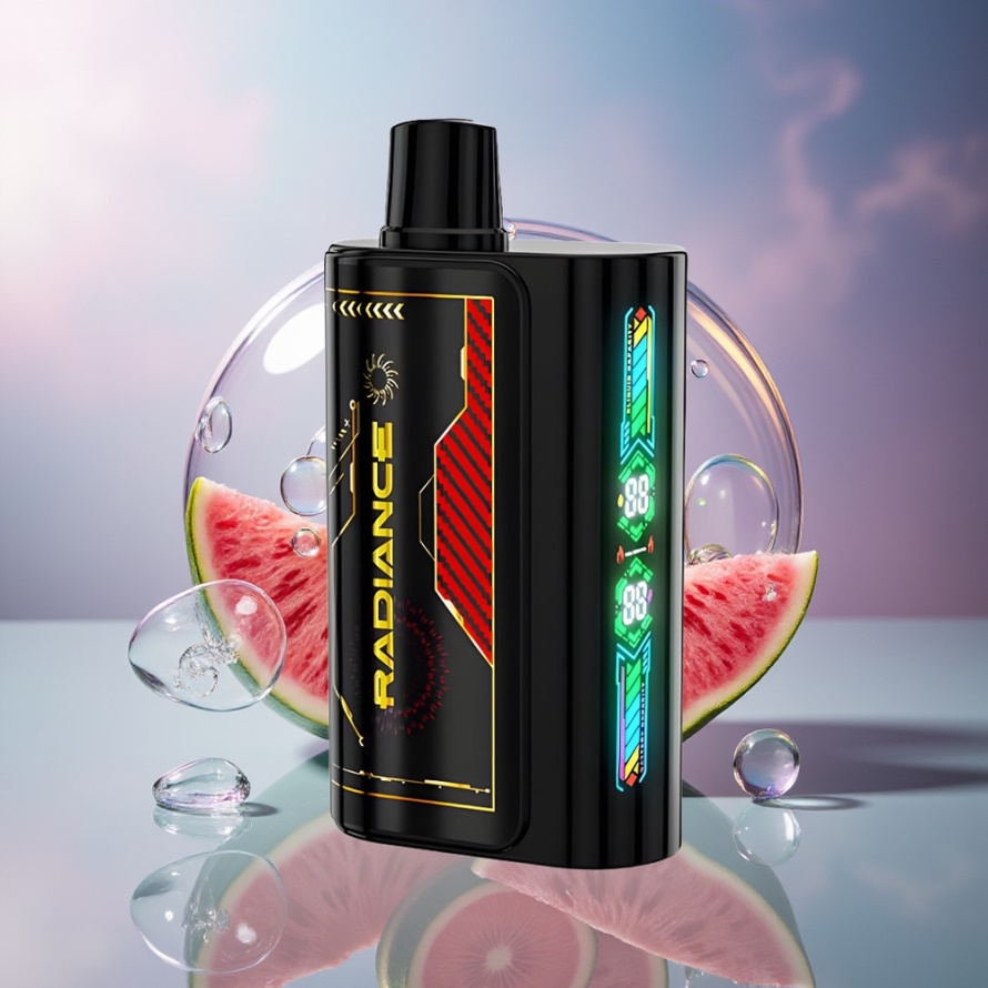 JNR Radiance 31000 Puffs Engångs Vape VATTENMELON Is 28ml Dual Mesh svensk grossist
