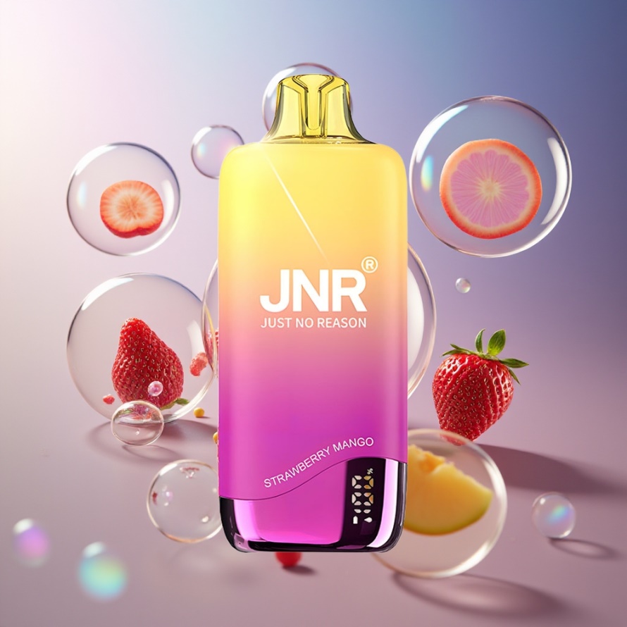 JNR Rainbow 10500 Puffs Engångs Vape Jordgubb Mango 600mAh 18ml svensk grossist