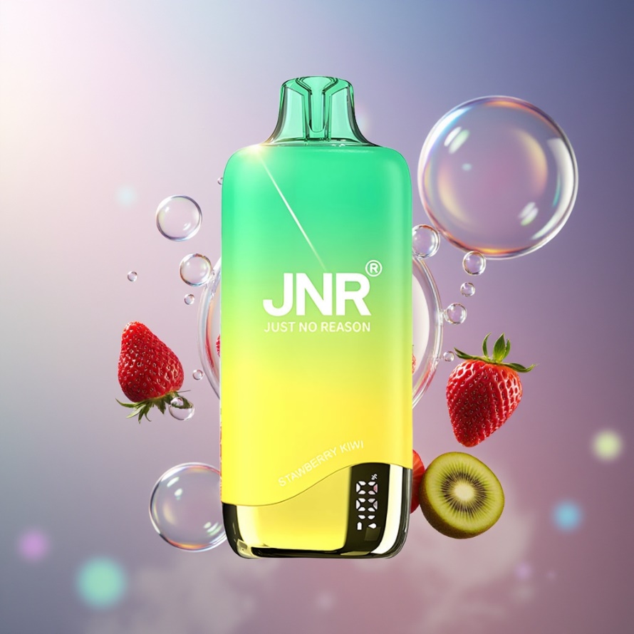 JNR Rainbow 10500 Puffs Engångs Vape Jordgubbe Kiwi 18ml 600mAh USB-C svensk grossist