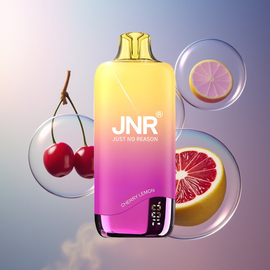 JNR Rainbow 10500 Puffs Engångs Vape Körsbär Citron 18ml 600mAh Mesh svensk grossist