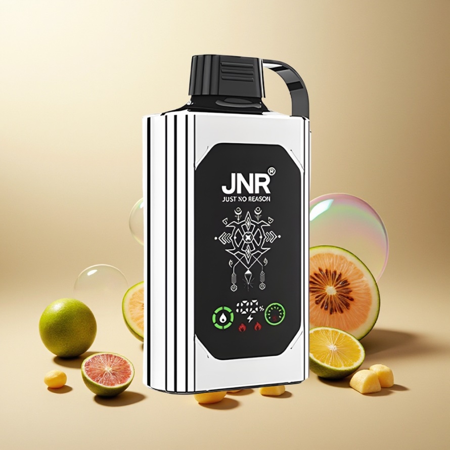 JNR Shisha Hookah Box 20500 Puffs Svensk GrossistEngångs Vape Dubbel Melon Mint HD Display 1000mAh Type-C 25ml Dual Mesh