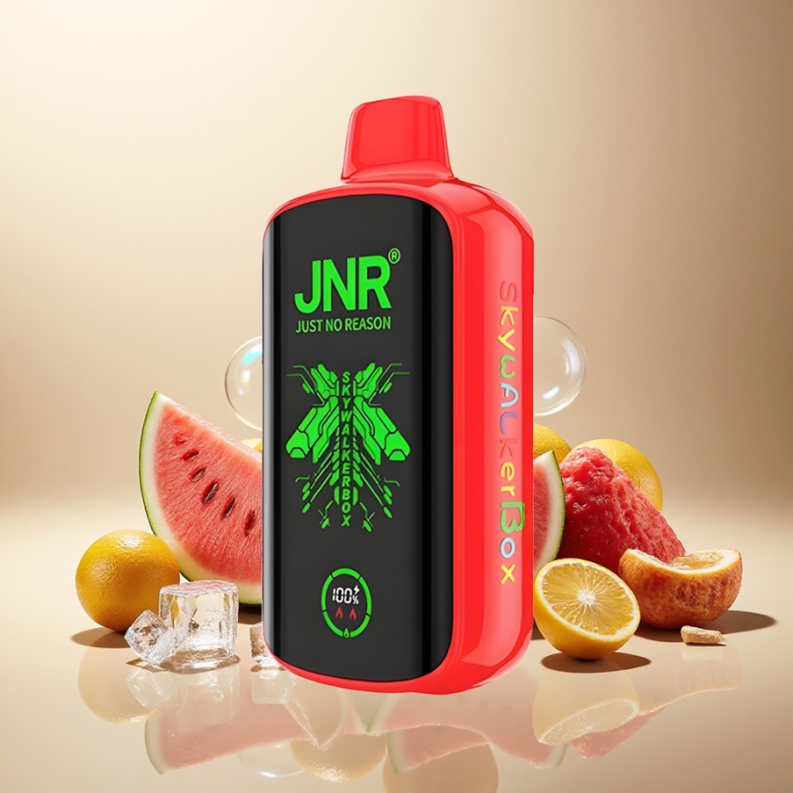 JNR Skywalker Box 21000 Puffs Svensk Grossist Vattenmelon Is 850mAh 25ml Dual Mesh