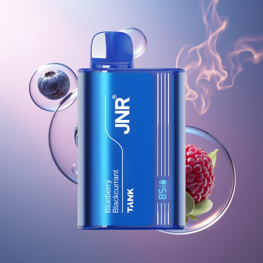 JNR Tank 10000 Puffs Engångs Vape Blåbär Svartvinbär med Digital Display & Dual Mesh Coil svensk grossist