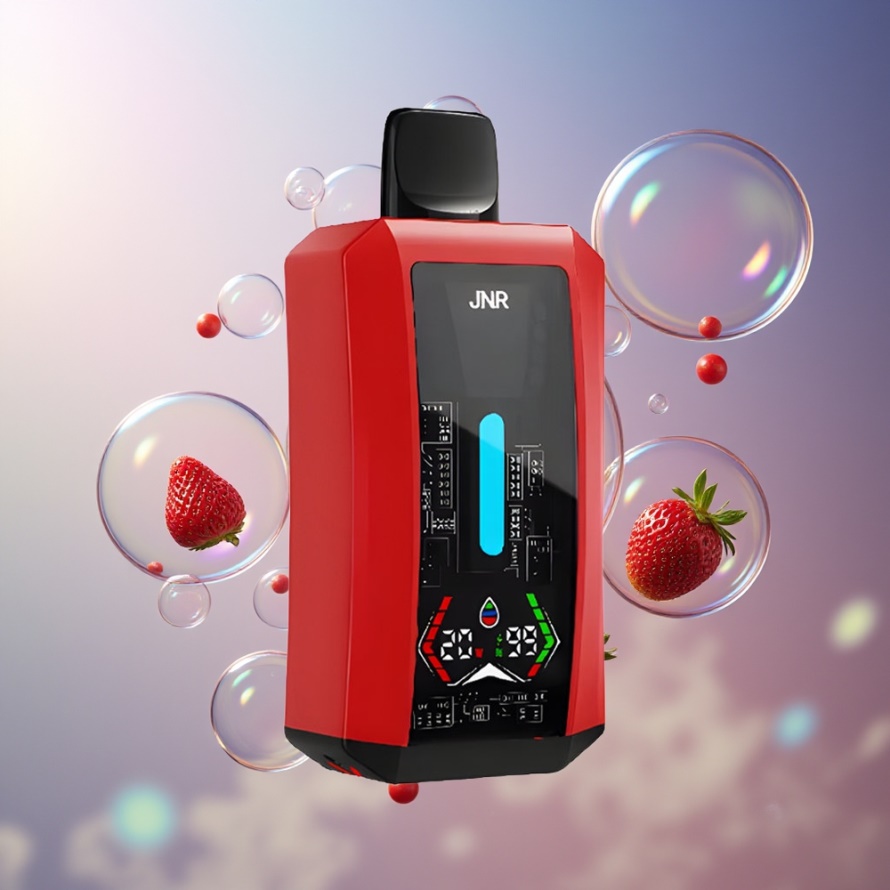 JNR Tank Pro 33000 Puffs Svensk Grossist Engångs Vape Jordgubb Banan Digital Display 28ml