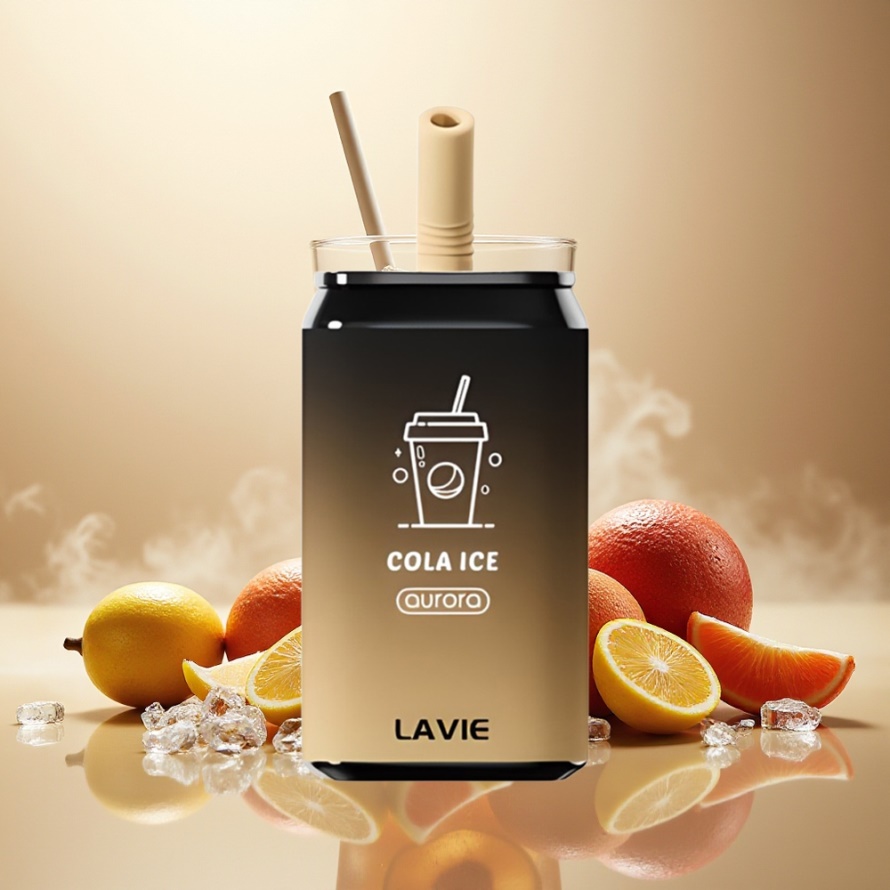 LAVIE Aurora 11000 Puffs Svensk GrossistEngångs Vape Cola Is 22ML 650mAh Type C