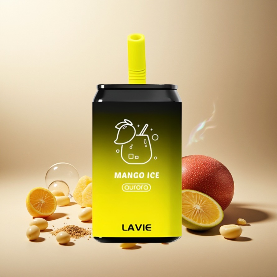 LAVIE Aurora 11000 Puffs Svensk GrossistEngångs Vape Mango Is 22ML 650mAh Typ C