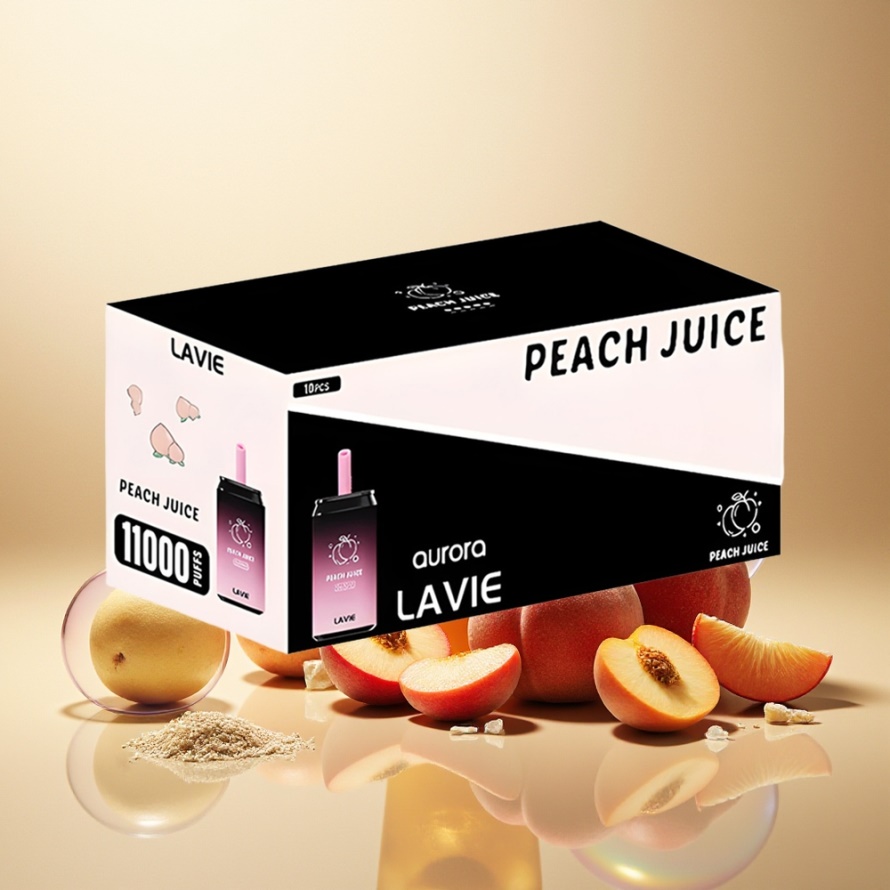 LAVIE Aurora 11000 Puffs Svensk GrossistEngångs Vape Persiksaft 22ML Type C