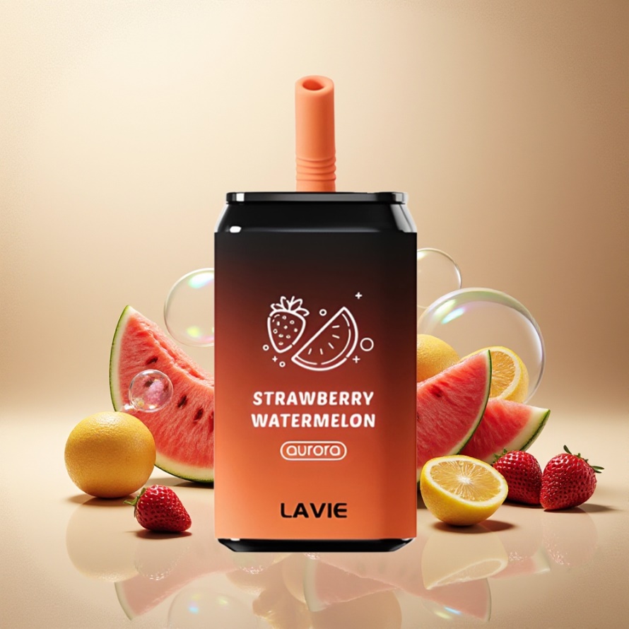 LAVIE Aurora 11000 Puffs Svensk Grossist Engångs Vape Jordgubb Vattenmelon 22ML 650mAh