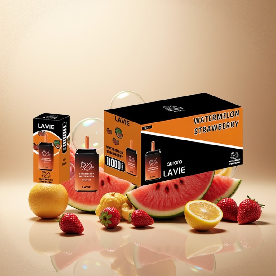 LAVIE Aurora 11000 Puffs Svensk Grossist Engångs Vape Jordgubb Vattenmelon 22ML 650mAh
