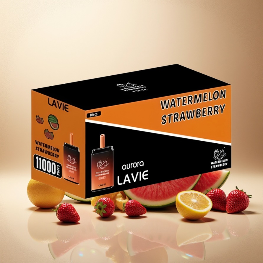 LAVIE Aurora 11000 Puffs Svensk Grossist Engångs Vape Jordgubb Vattenmelon 22ML 650mAh