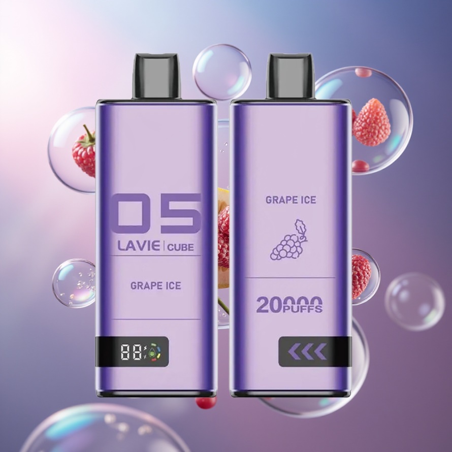 Lavie Cube 20000 Puffs Engångsvape Druvis Is 28ML Type C svensk grossist