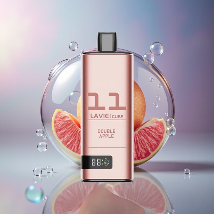 Lavie Cube 20000 Puffs Engångsvape Dubbel Äpple 28ML Type C svensk grossist