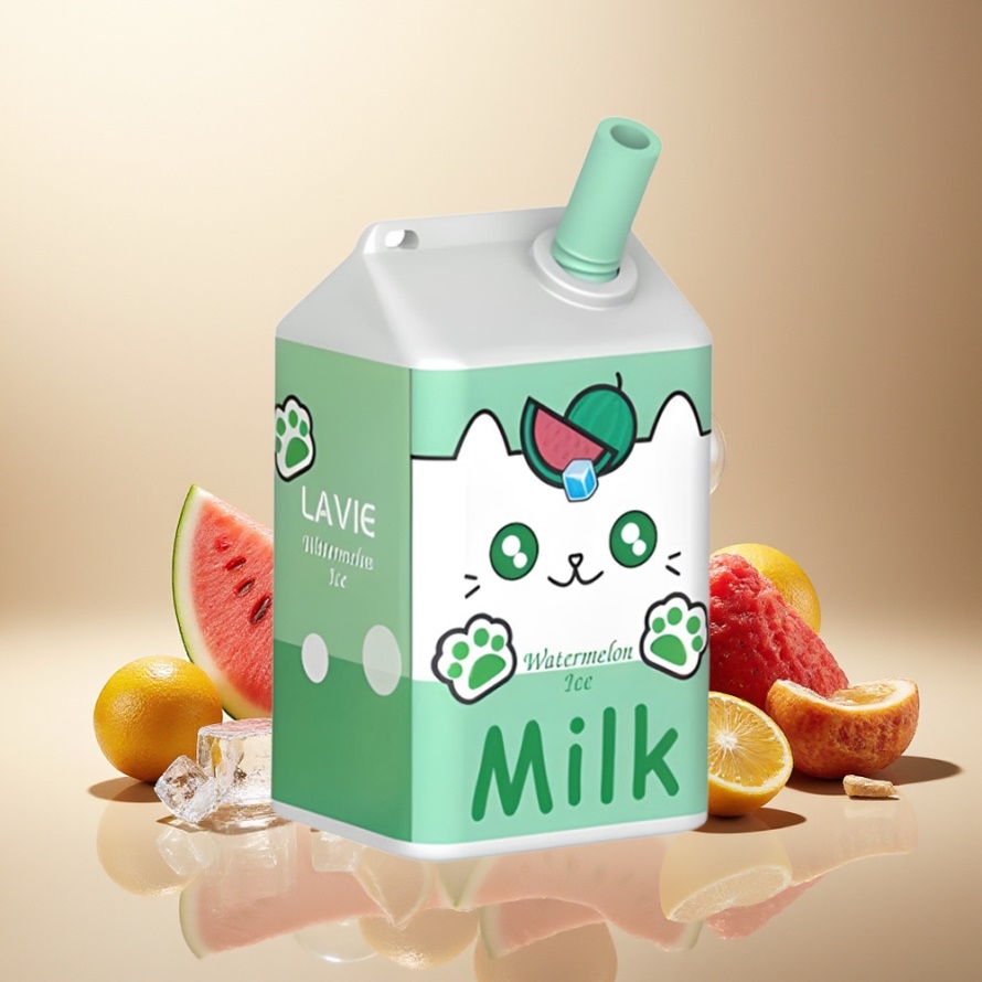 LAVIE Milk 7000 Puffs Svensk GrossistEngångs Vape Vattenmelon Is 16ML 600mAh