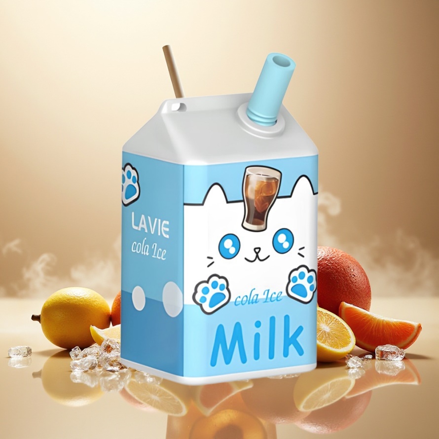 LAVIE Mjölk 7000 Puffs Svensk GrossistEngångs Vape Cola Is 16ML 600mAh Type C