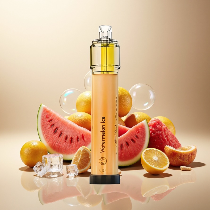 LIO Bee Lit 2500 PuffsEngångs Vape Vattenmelon Is 1300mAh svensk grossist