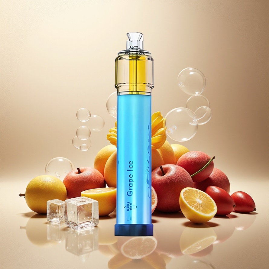 LIO Bee Lit 2500 PuffsEngångs Vape Vinis (Grape Ice) Svensk Grossist 1300mAh 6.0ml