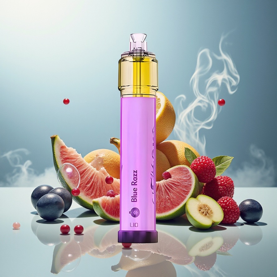 LIO Bee Lit 2500 Puffs Engångs Vape Blå Hallon (1300mAh, 6.0ml) svensk grossist